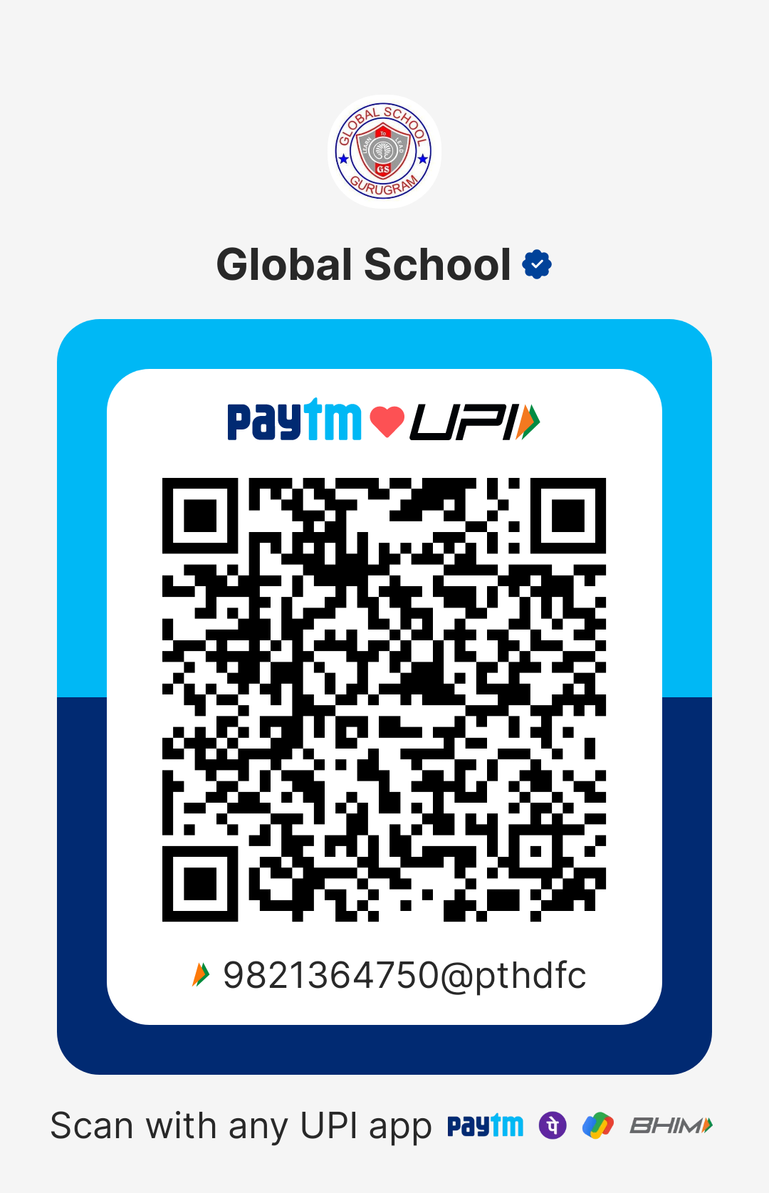 Main Branch UPI QR